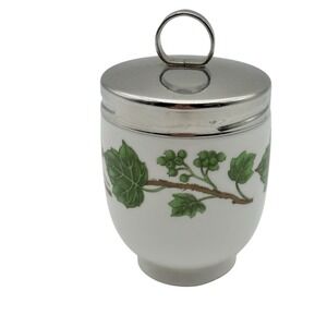 Vintage Crown England Staffordshire   Single Egg Cup‎ Coddler Fine Bone China